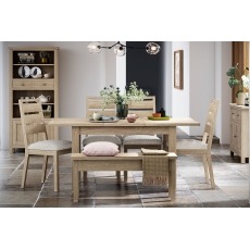 Modern Country Oak Extending Dining Table