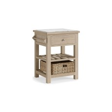Modern Country Oak Small Kitchen Island Unit