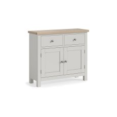 Modern Country Painted Oak Stone Grey Medium Sideboard