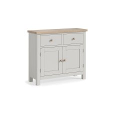 Modern Country Painted Oak Stone Grey Medium Sideboard