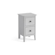 Stowe Painted Grey Narrow Bedside Table