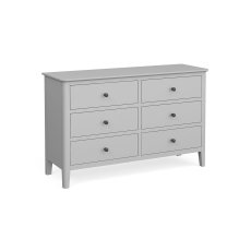 Stowe Painted Grey 6 Drawer Chest of Drawers