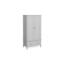 Stowe Painted Grey Gents Wardrobe