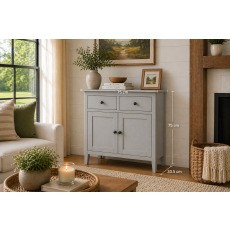 Stowe Painted Grey Small Sideboard
