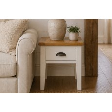 Cotswold White Lamp Table
