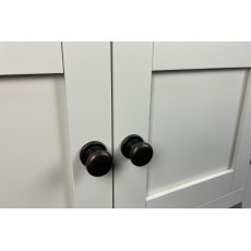 Cotswold White Corner TV Stand