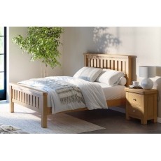 Normandy Chunky Country Oak Bed Frame