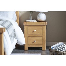 Normandy Chunky Country Oak Bedside Table Normandy Chunky Country Oak Bedside Table