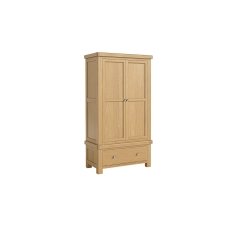 Normandy Chunky Country Oak Gents Wardrobe
