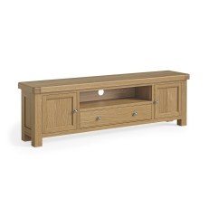 Normandy Chunky Country Oak 190cm TV Unit Normandy Chunky Country Oak 190cm TV Unit