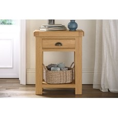 Normandy Chunky Country Oak Telephone Table Normandy Chunky Country Oak Telephone Table