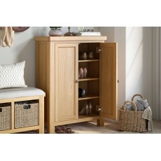 Normandy Chunky Country Oak Shoe Storage Cabinet Normandy Chunky Country Oak Shoe Storage Cabinet