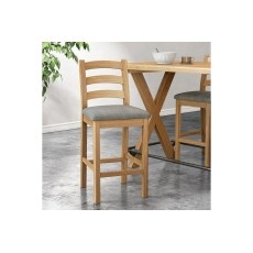 Normandy Chunky Country Oak Bar Stool Normandy Chunky Country Oak Bar Stool