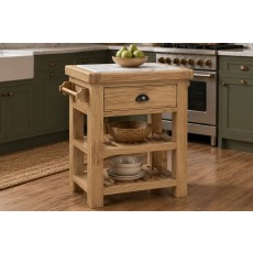 Normandy Chunky Country Oak Small Kitchen Island Unit Normandy Chunky Country Oak Small Kitchen Island Unit