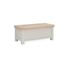 Salcombe Painted Oak Stone Grey Blanket Box