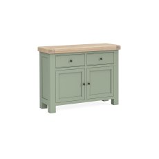 Salcombe Painted Oak Sage Green Small Sideboard