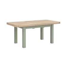 Salcombe Painted Oak Sage Green Small Extending Dining Table