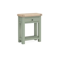 Salcombe Painted Oak Sage Green Telephone Table