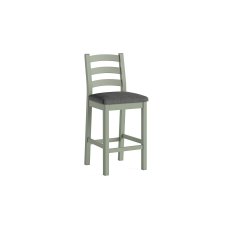 Salcombe Painted Oak Sage Green Bar Stool