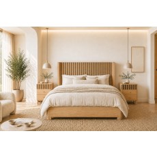 Soho Natural Oak Slatted Bed Frame