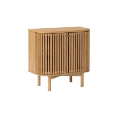 Soho Natural Oak Slatted Cupboard