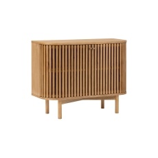 Soho Natural Oak Slatted Small Sideboard