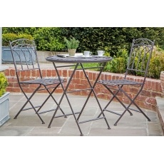 Gallery Direct Burano Outdoor Bistro Set Ember