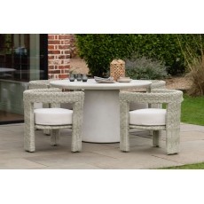 Gallery Direct Hvar Outdoor Dining Table Set with 4 Chairs Gallery Direct Hvar Outdoor Dining Table Set with 4 Chairs