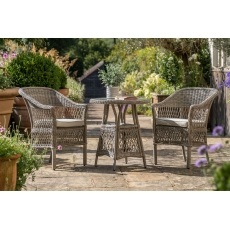 Gallery Direct Menton Outdoor Bistro Set Stone