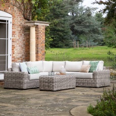 Gallery Direct Ragusa Outdoor Garden Corner Lounge Set