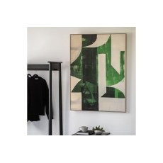 Gallery Direct Emerald Abstract Framed Canvas 900x1200mm Gallery Direct Emerald Abstract Framed Canvas 900x1200mm