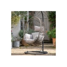 Gallery Direct Adanero Outdoor Rattan Hanging Chair Gallery Direct Adanero Outdoor Rattan Hanging Chair