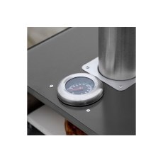 Gallery Direct Sassari Outdoor Pellet Pizza Oven Black