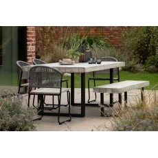 Gallery Direct Taranto Weathered 6 Seater Dining Table