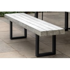 Gallery Direct Taranto Weathered Dining Bench