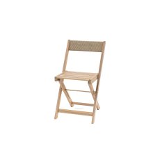 Gallery Direct Lindos Acacia Lindos Folding Chair Natural (Pair)