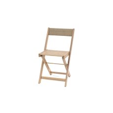 Gallery Direct Lindos Acacia Lindos Folding Chair Natural (Pair)