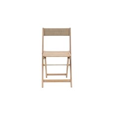 Gallery Direct Lindos Acacia Lindos Folding Chair Natural (Pair)