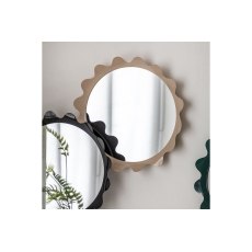 Gallery Direct Shoreditch Round Mirror Taupe 600mm
