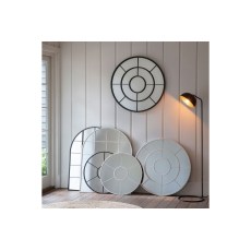 Gallery Direct Hampstead Arch Mirror Black 760x950mm