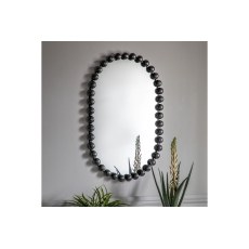 Gallery Direct Ceretti Mirror Black 600 x 50 x 900mm