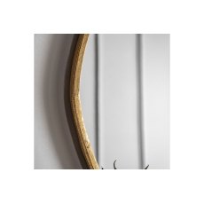 Gallery Direct Chattenden Mirror Gold 700x25x900mm