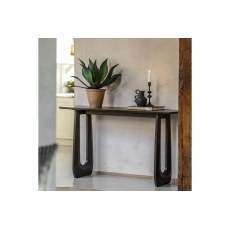 Gallery Direct Arc Walnut Mango Wood Arc Console Table