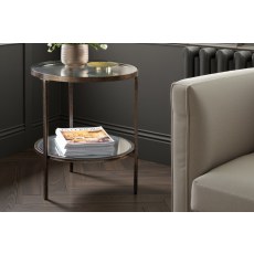 Gallery Direct Hudson Bronze Side Table