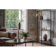 Gallery Direct Hudson Bronze Bookcase Display Unit