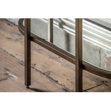 Gallery Direct Hudson Bronze Bookcase Display Unit