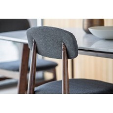 Gallery Direct Barcelona Dark Wood Dining Chair (Pair)