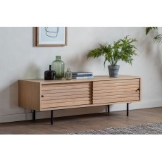 Gallery Direct Okayama Oak Media TV Unit