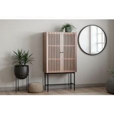 Gallery Direct Okayama Oak Cocktail Cabinet