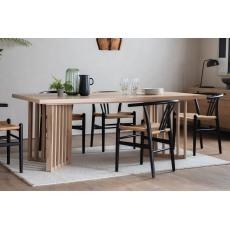 Gallery Direct Okayama Oak Large Dining Table